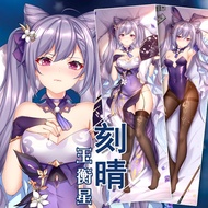 Game Genshin Impact Keqing Dakimakura Fullbody Long Pillow Case Throw Cushion Pillow Cover Decorativ