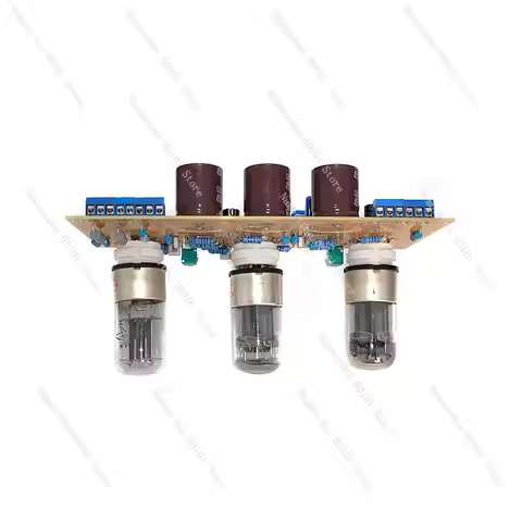6SN7 6N8P Tube Preamplifier Board, Vacuum Tube Tone Tuning Amplifier with 6Z5 Rectifier, DIY Audio K