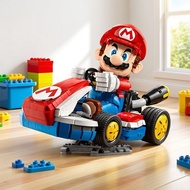 Compatible with Lego 72037 Super Mario Mario Kart Educational Assembly Toy Birthday Gift Boy