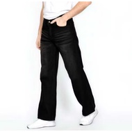 BIGSALE PROMO - MEN'S LONG JEANS WASHED LOOSE FIT MEN'S PANTS MEN'S JEANS GOMBRONG SKENA OUTFIT - CA