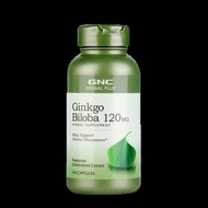 GNC健安喜銀杏葉提取物膠囊 120MG，100粒	860010052891