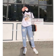 Mom fit jeans boyfriend jeans ada lapik