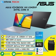 laptop asus vivobook 14x core i5 nvidia rtx ram 8gb 512gb ssd 14 wuxga - unit only