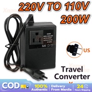 Intelligent Efficient Household 200W Ac 220V To 110V Transformer Voltage Converter Travel Adapter