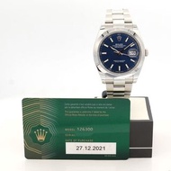 勞力士 ROLEX Datejust 41 隨機編號 126300 Bright Blue Oyster Breath 二手