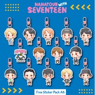 GANTUNGAN Free sticker - Seventeen Keychain seventeen nana tour Keychain