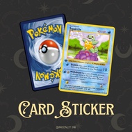 [Pokemon TCG Card Sticker - SQUIRTLE] TnG Sticker / Access Card Sticker / Card Sticker