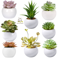 Artificial Mini Succulent Plants / Mini Artificial potted Plants / Artificial Bonsai plant for Office Home Decorations