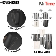 MHW-3BOMBER - Milk Frothing Pitcher 3.0 bomber pitcher Milk Frothing Pitcher Steamer Cup