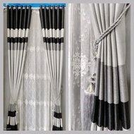 Gorden Jendela  Blackout Motif Pelangi Panjang 240 Bahan Import Tirai Pintu Sekat Ruangan Termurah