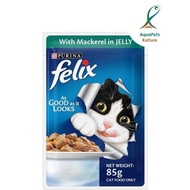 Purina Felix Mackerel with Jelly Adult Cat Wet Food 85gm