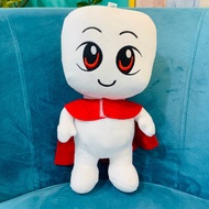 Cute teddy bear with 5 tooth superhero brothers