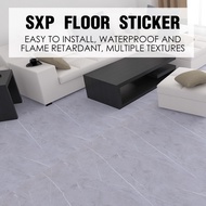 1.8mm Thick Marble Vinyl Self-Adhesive Waterproof PVC Floor Stickers 60X30cm Home Office Tiles Floor Stickers