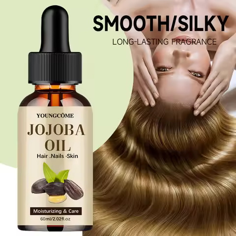 Organic Jojoba Oil, Pure Moisturizing Oil for Face, Hair, Skin Nails | Natural Cold Pressed Hexane F