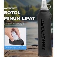 Soft Flask Foldable Sport Water Bottle TPU 500ml Camping Bottle/ Hiking Bottle/ Foldable Bottle/ Sof