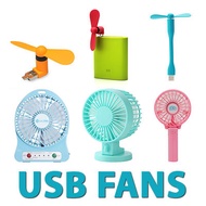 CHEAPEST IN QOO10 ★ USB Fan Portable Mini Nano Strong Wind Power Table Desktop Clip Stroller / LiLeng HandFan Xiaomi