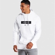 Gymshark Contrast Men's Breathable Printed Sports and Leisure Hoodie casual Jacket