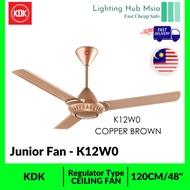KDK CEILING FAN 48" 3 BLADE K12WO