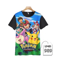 Pokemon 3D Printing T-SHIRT Game Series Kids LP3D-989
