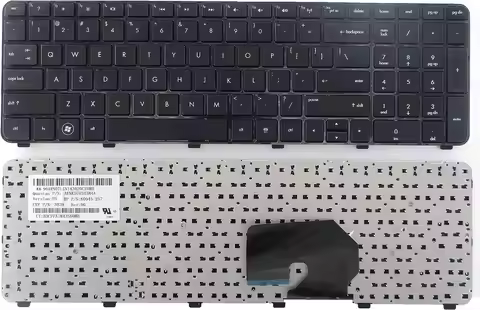 Replacement Keyboard with Frame for HP Pavilion DV7-6000 DV7-6100 DV7-6200 DV7-6B00 DV7-6B56NR DV7-6