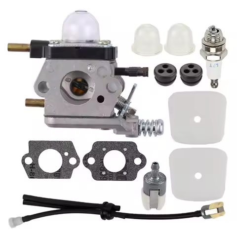 Carburetor Repower Kit for 2-Cycle Mantis 7222 7222E 7222M 7225 7230 7234 7240 7920 7924 Tiller/Cult