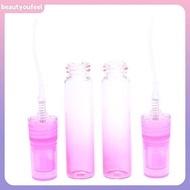 Beautyoufeel 1/5pcs 5ml Gradient Rose Red Glass Perfume  Bottle Premium Mini Travel Carry Perfume Di