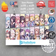 (READY STOCK) Hololive Production poster | Anima Wall Deco poster Sticker