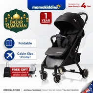 Mamakiddies Aviant Light Weight Compact Strollers Cabin Size Baby Stroller Upgraded Version Leather 