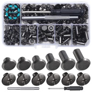 Chicago Screw Leather Rivets Assorted Screw Rivets M5 Chicago Binding Screws for Decorating PU Craft