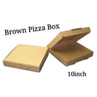 10inch Brown Thick Pizza Box good quality craft paper tebal