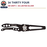 34 THIRTY FOUR HM Grip II Silver SS Limited Color Fish Grip CFRP Made in Japan Fishing Tool