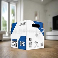 Elite 16/2 Plenum Speaker Wire Cable, 16AWG/2-Conductor, Stranded, UL Listed, CMP/CL3P, Plenum/in-Wa