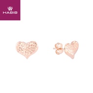 HABIB Asyhrel Rose Gold Earring, 9K Gold