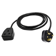 UK Power Extension Cord,UK 3Pin Male Plug to UK Female Socket Power Plug Adapter Cable For Singapore Malaysia 13A 250V 3250W 0.5/1/1./5/18/.2/./3/5/8/10Meter Length Cord