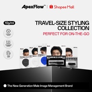 ApexFlow Men Travel Kit 10g Each - No.0 Cream,1 Clay,2 Wax,3 Pomade - Portable Styling Set All Hair