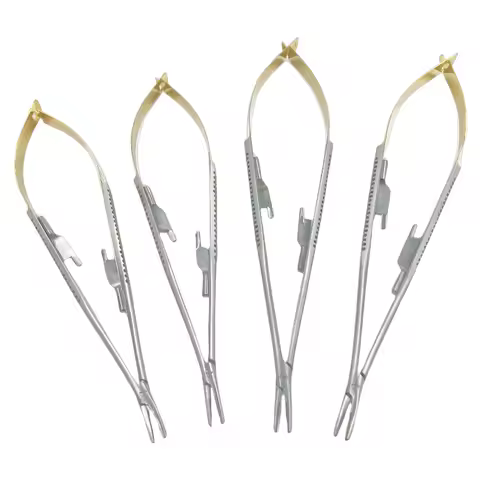 1 pc Dental Surgical Orthodontic Implant Castroviejo Needle Holders Forceps Tweezers Dental Pliers D