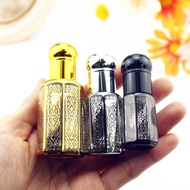 3ml 6ml 12ml Empty Glass Roll On Clear Amber Bottle Essential Oil Glass Roller Ball Botol kaca 香水瓶 滚