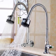 Dishwashing Faucet Swan Faucet Sink Faucet Flexible Swan Faucet - 1/ 2 Inch Wall Faucet Flexible Sin