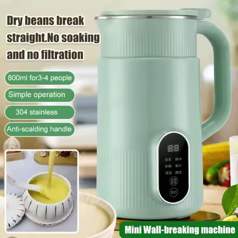 800ml Soy Milk Maker Multifunctional Wall Breaking Machine Automatic Soya-Bean Milk Rice Paste Maker