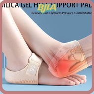 ✿BJA✿ 1PAIR Gel Heel Cushion, Relieves Pain S/L Heel Socks, Breathable Reduces Pressure Anti-Crack H