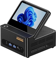 AOOSTAR G-FLIP AMD R7 H255 Mini Gaming PC（8C/16T, up to 4.7Ghz） with 24GB DDR5 5600Mhz RAM& 1TB M.2 