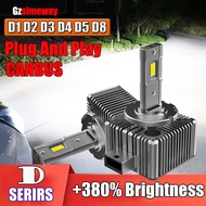 2PCS D1S LED Headlight D2S D3S D4S D5S D8S LED Canbus D1R D3R Car Light 6000K 32000LM Kit to Replace
