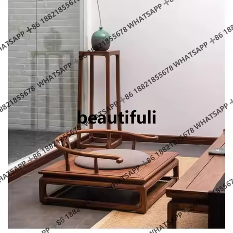 Solid wood, chair North elm meditation chair Meditation disc chair Balcony leisure