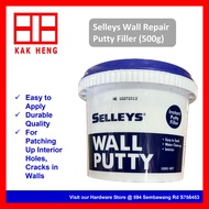 Selleys Wall Putty Filler Repair Patch Cracks Holes White (500g)