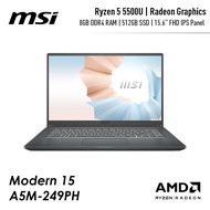 PX jie495832951725 MSI Modern 15 A5M-249PH Laptop Carbon Gray (Ryzen 5 5500U / UMA / 8GB / 512GB SSD / 15.6 FHD)