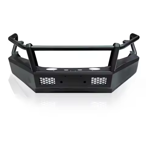 4x4 Steel Power Coating Nudge Bar Front Grille Custom Front Bumper Lights for Navara NP300 D40 D22 A