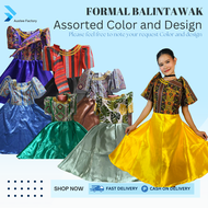 Checked Austee Filipiniana Attire Kimona at Saya Baro at Saya Costume for Buwan ng Wika