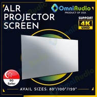 [ANTI LIGHT SCREEN] ALR PROJECTOR SCREEN - TURN YOUR VIDEO QUALITY BETTER! WATCH THE DIFFERENCE FROM OMNIAUDIO ALR PROJE