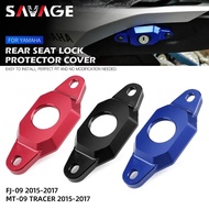 【Get the Perfect Fit】 Rear Seat Lock Cover For Yamaha Mt09 Tracer Fj-09 2015 2016 2017 Mt-09 Tracer Motorcycle Accessories Protector Alternator Cap