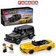 Đồ Chơi Lắp Ráp Siêu Xe Mercedes AMG GT Roadster 2024 & AMG G63 - Lego Speed Champions 76924 (808 Mả